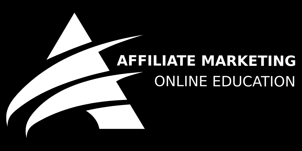 Affiliate marketing online education logo wide